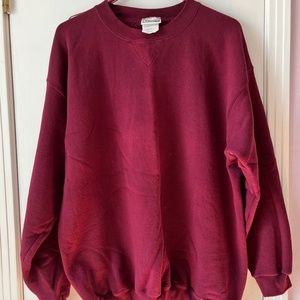 Men's Maroon XL Sweatshirt